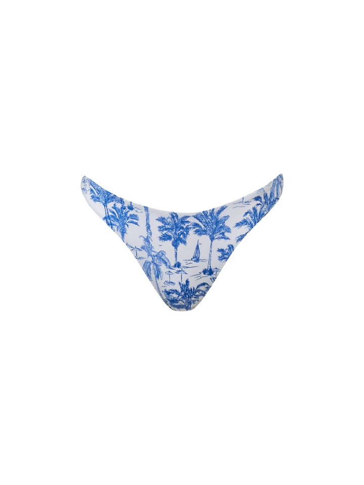Woman toile de jouy triangle bikini Leah Naomi - MC2 Saint Barth