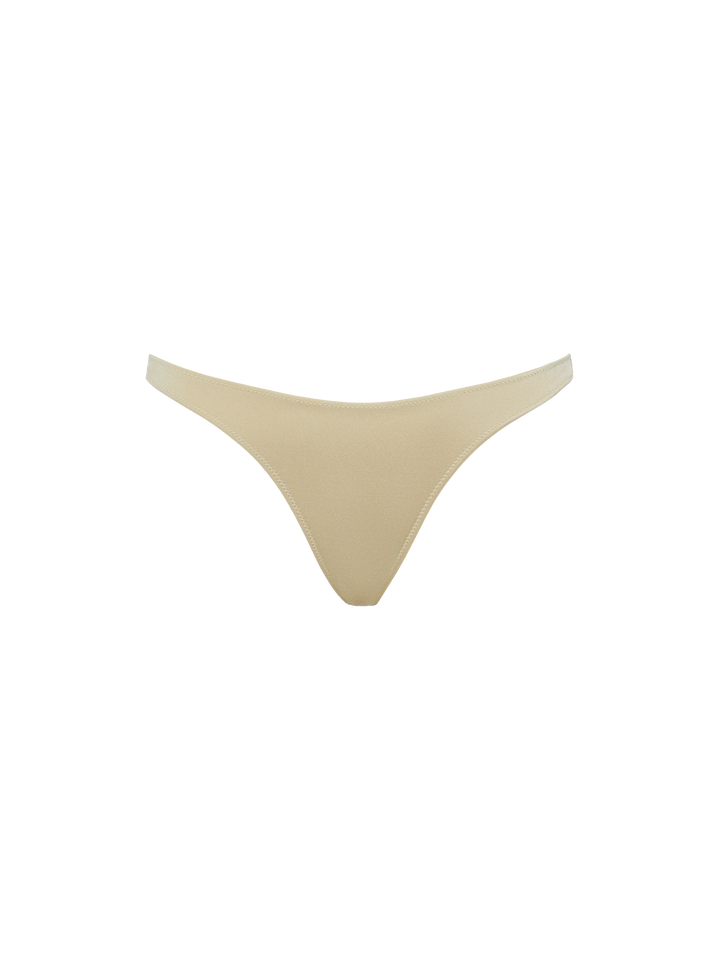 Naomi – Schimmernde, goldene, freche Badehose