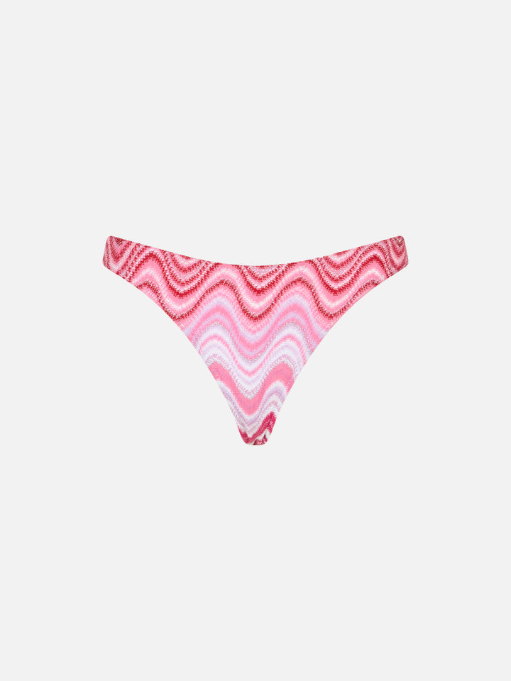 Bikini donna a triangolo in maglia raschel Leah Naomi