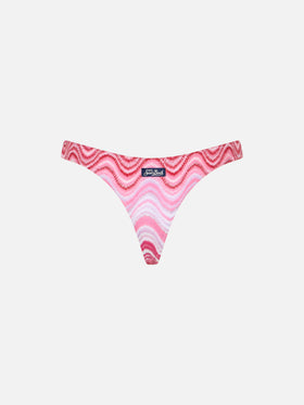 Damen-Bikinihose Naomi aus Raschelstrick mit cheeky Passform 