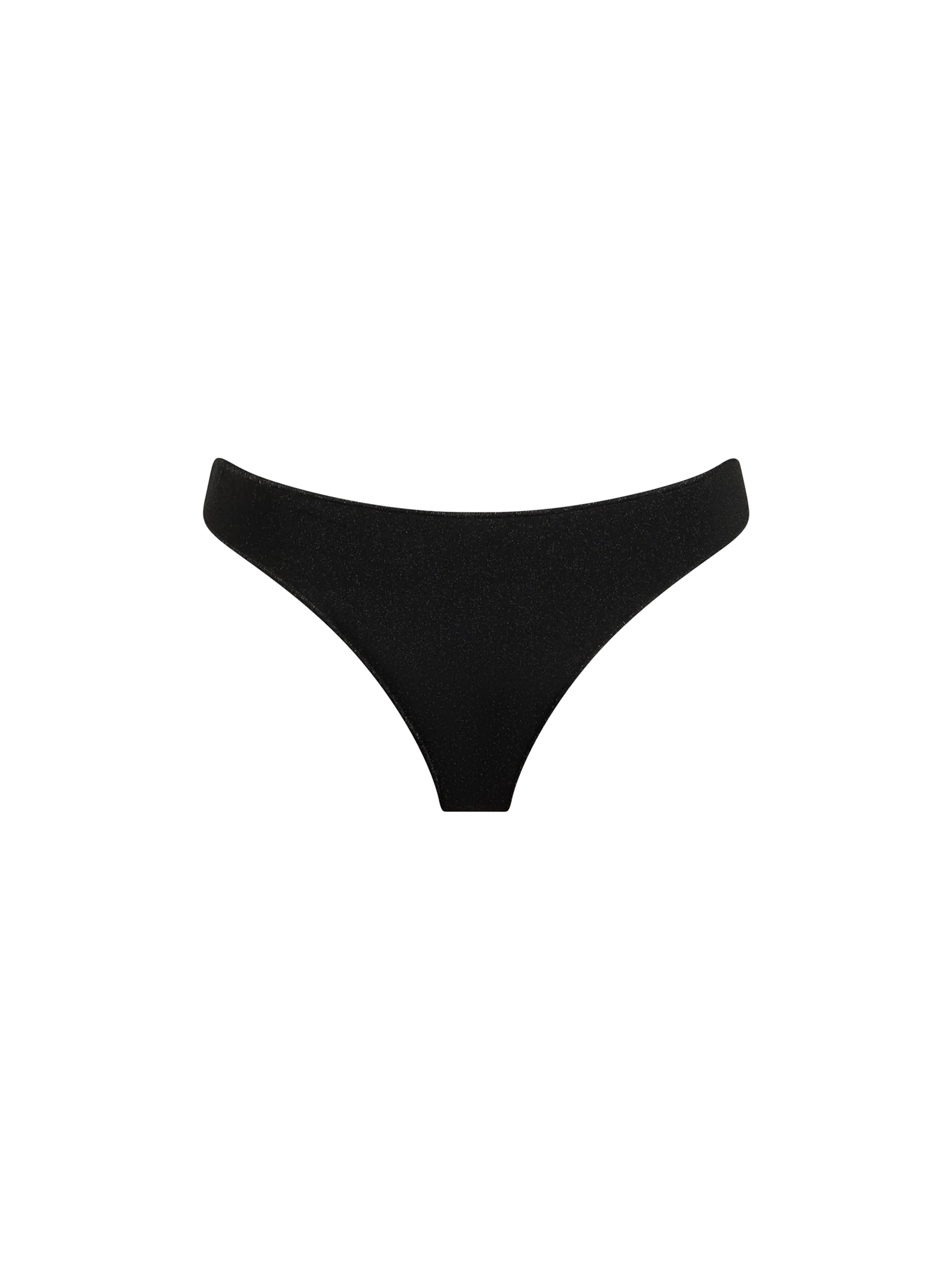 Woman black lurex cheeky swim briefs Naomi - MC2 Saint Barth