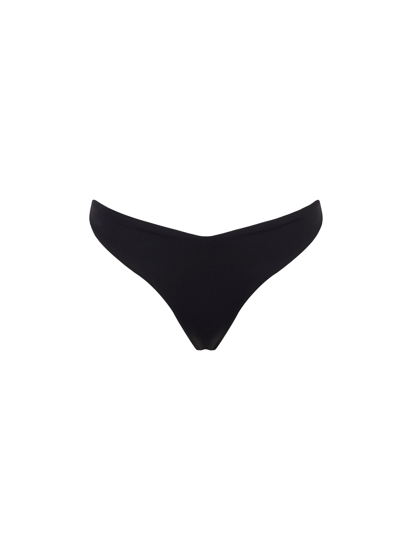 Black ribbed cheeky swim briefs - MC2 Saint Barth