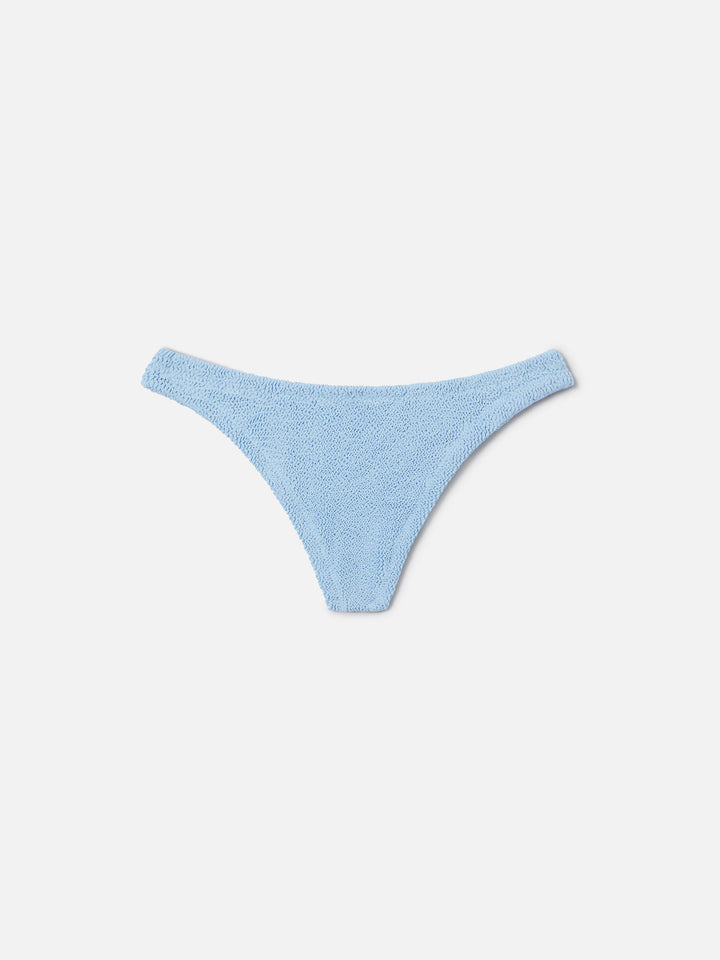 Naima Naomi light blue crinkle bralette bikini