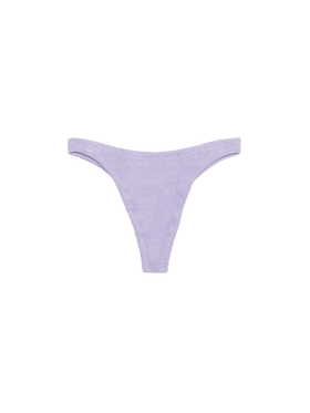 Woman lilac classic lurex cheeky swim briefs Naomi - MC2 Saint Barth