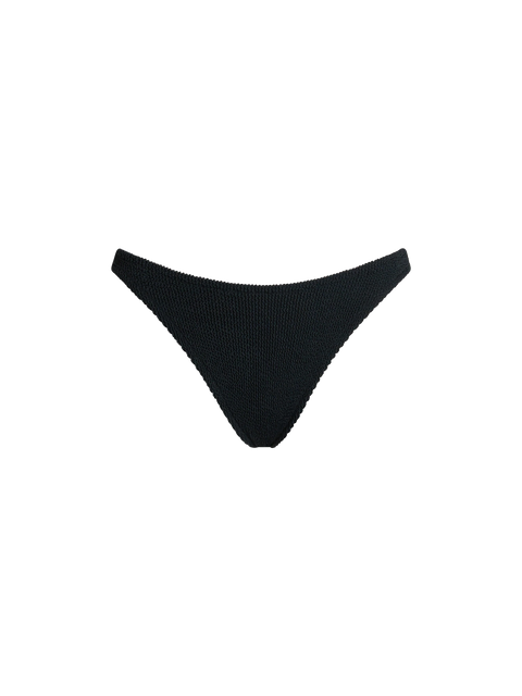 Naomi black crinkle cheeky swim briefs - MC2 Saint Barth