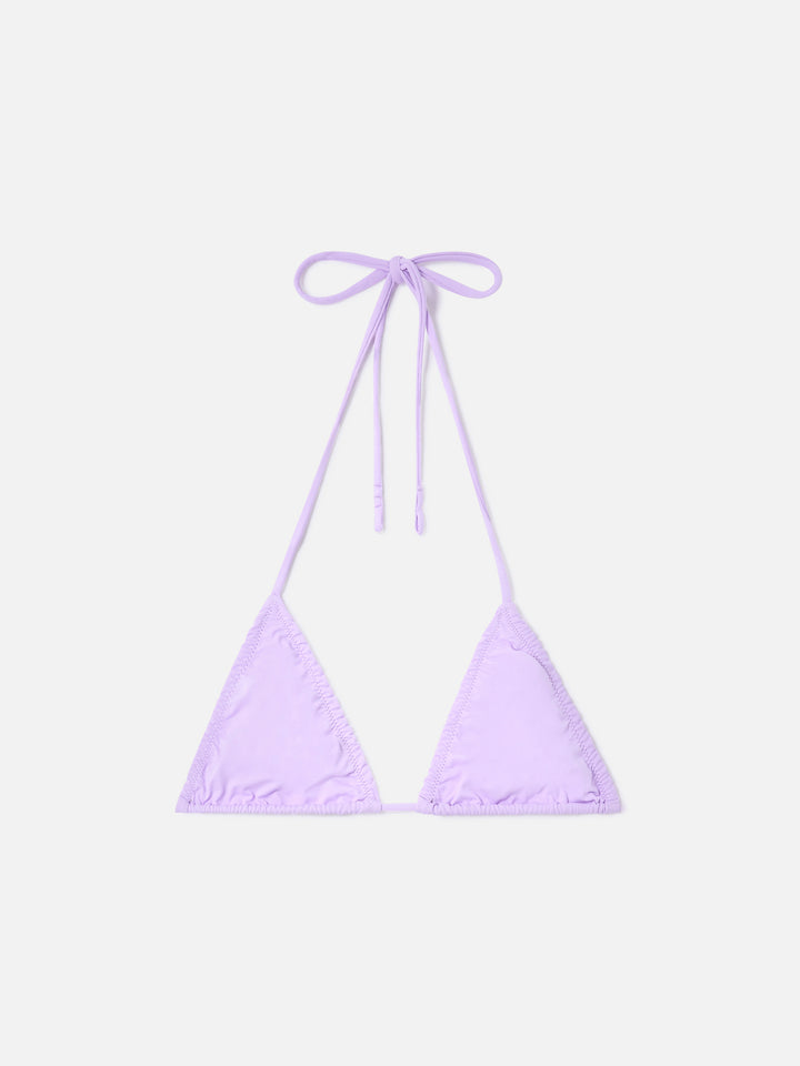 Haut de maillot de bain triangle Nilly lilas 