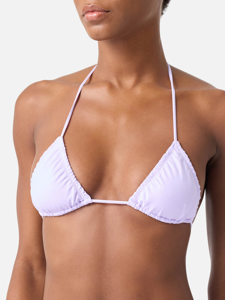 Haut de maillot de bain triangle Nilly lilas 