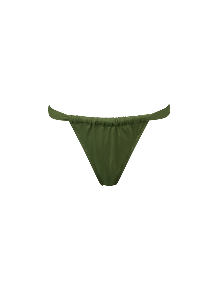 Woman military green cheekiest swim briefs Noelle - MC2 Saint Barth