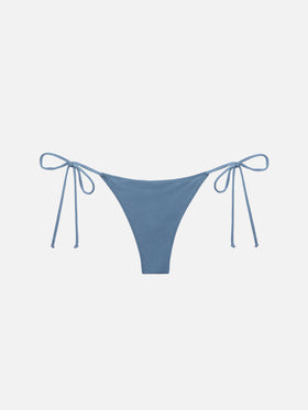Schimmernde, avioblaue Cheeky-Badehose „Norah“