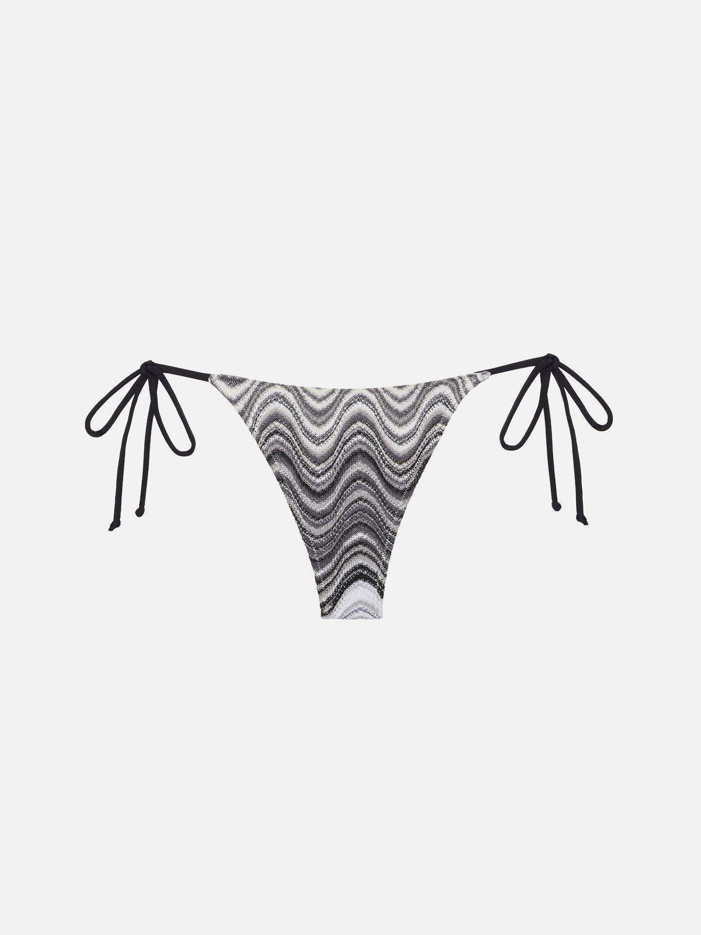 Norah raschel chevron cheeky swim briefs