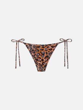 Bas de maillot de bain cheeky pour femme avec imprimé leo bandanna 