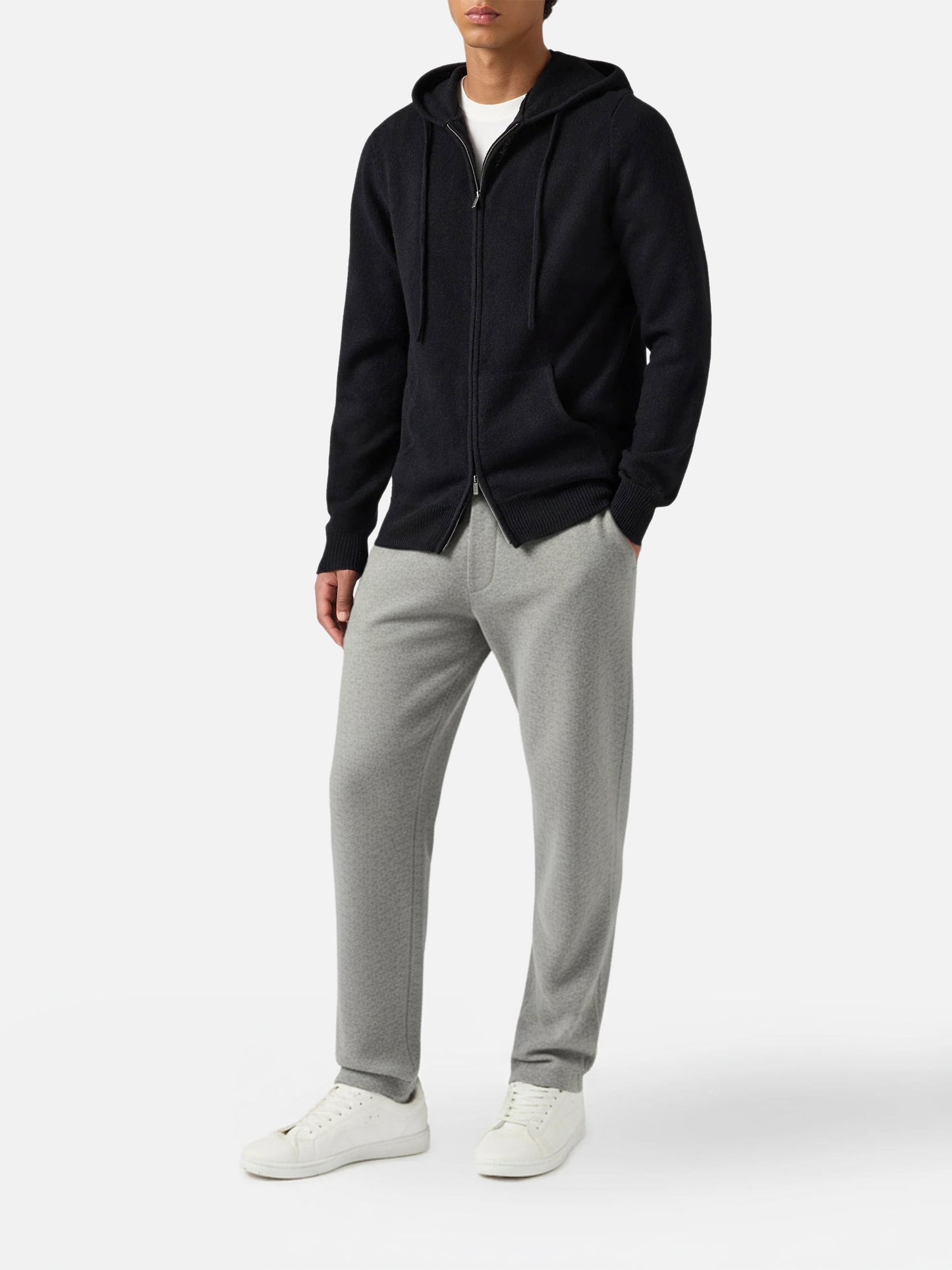 Notting hoodie in 100% lambswool black