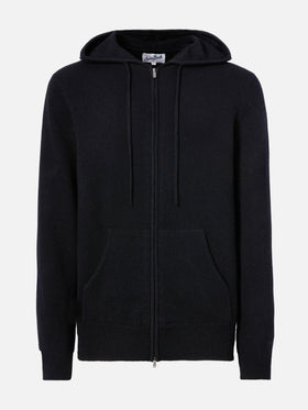 Notting hoodie in 100% lambswool black