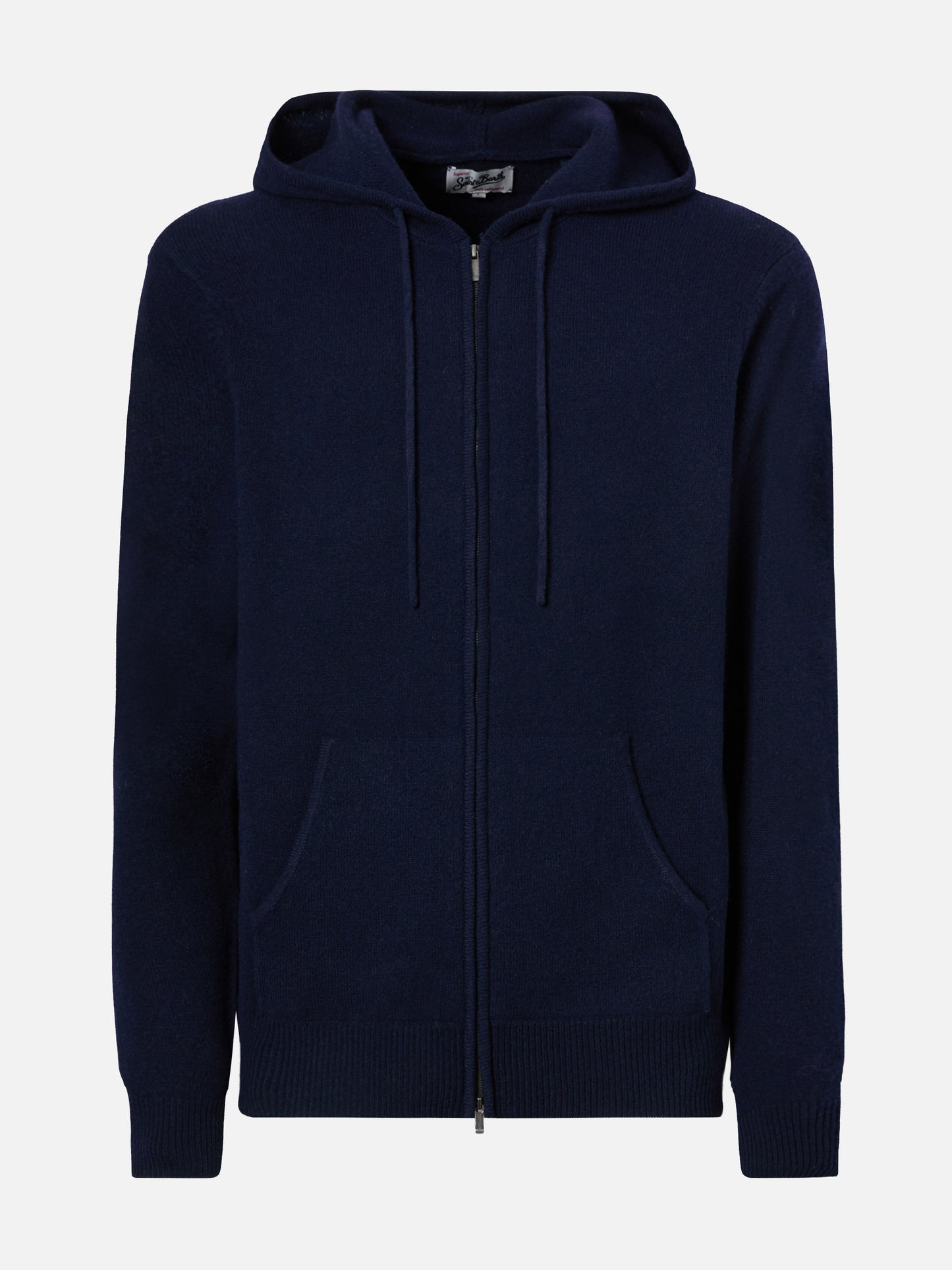 Notting Hoodie aus 100 % Lammwolle, blau-marineblau