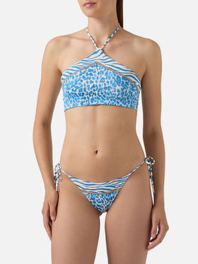 Nairobi Marielle multicolor safari animal print bikini