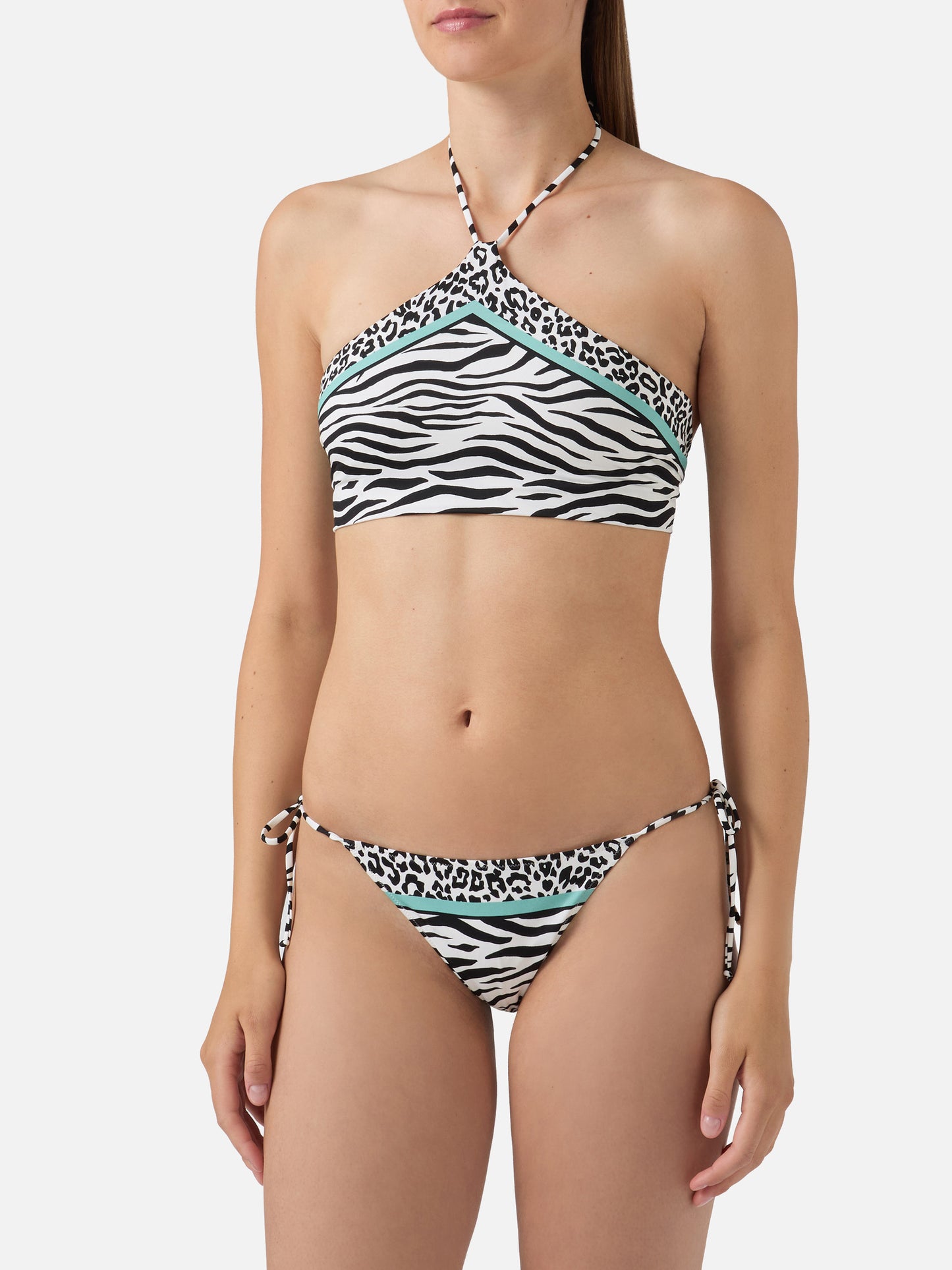 Bikini Nairobi Marielle à imprimé animal multicolore 