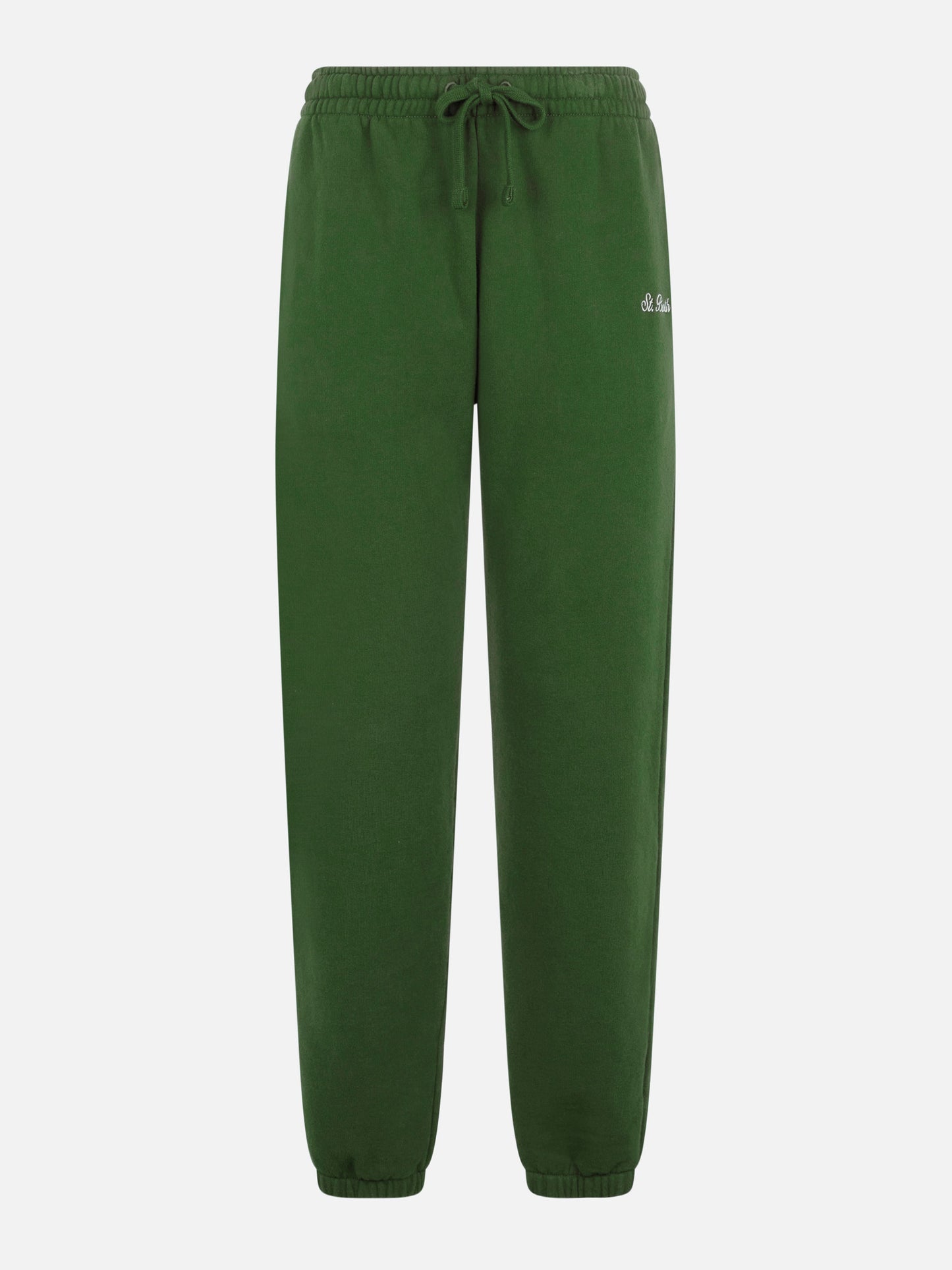 Militärgrüne Jogginghose aus Baumwollfleece von Odalys