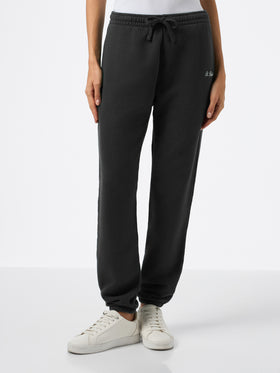 Pantaloni joggers in pile nero Odalys