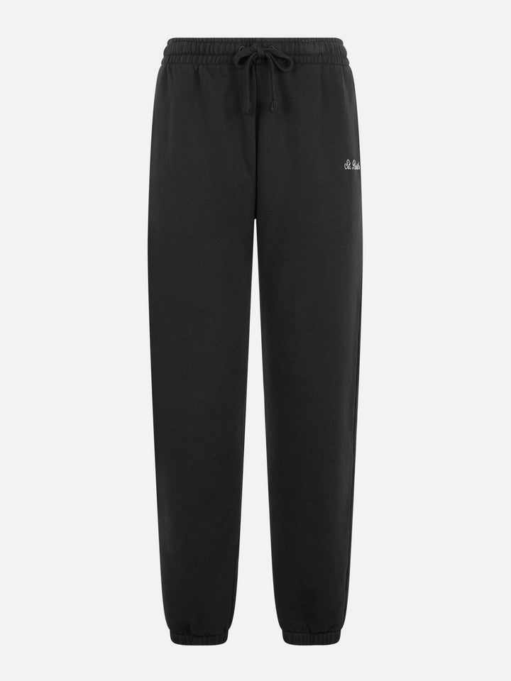 Pantaloni joggers in pile nero Odalys