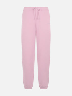 Odalys Jogginghose aus rosa Baumwollfleece