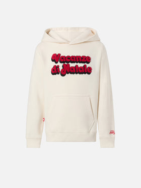 Felpa  con cappuccio Oliver con stampa Vacanze di Natale | VACANZE DI NATALE SPECIAL EDITION