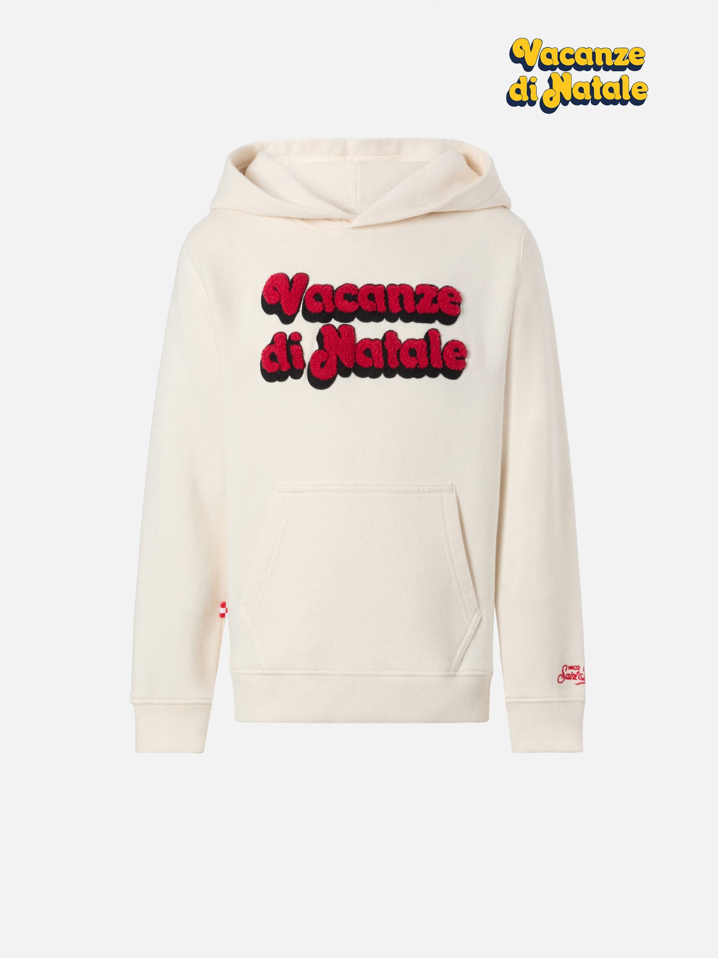 Felpa  con cappuccio Oliver con stampa Vacanze di Natale | VACANZE DI NATALE SPECIAL EDITION