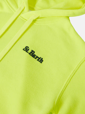 Baumwoll-Kapuzenpullover Oliver mit St. Barth-Stickerei