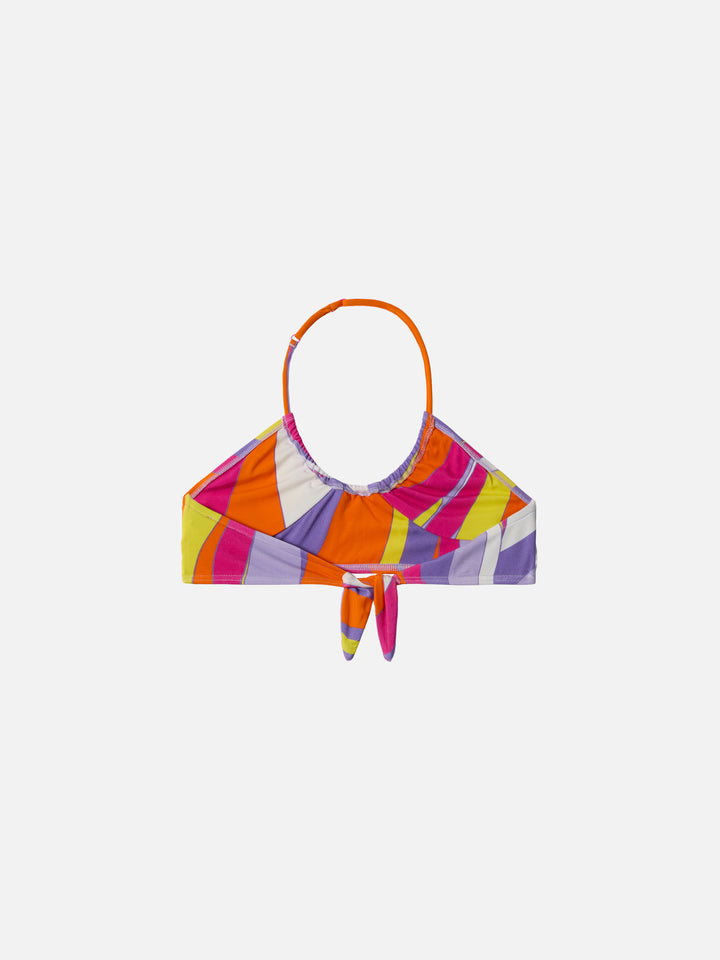 Page Jr Crop-Top mit Wellenmuster