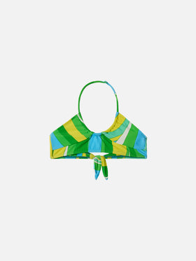 Page Jr Crop-Top mit Wellenmuster