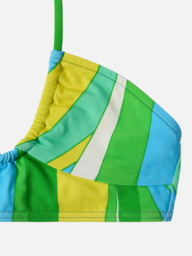 Page Jr Crop-Top mit Wellenmuster