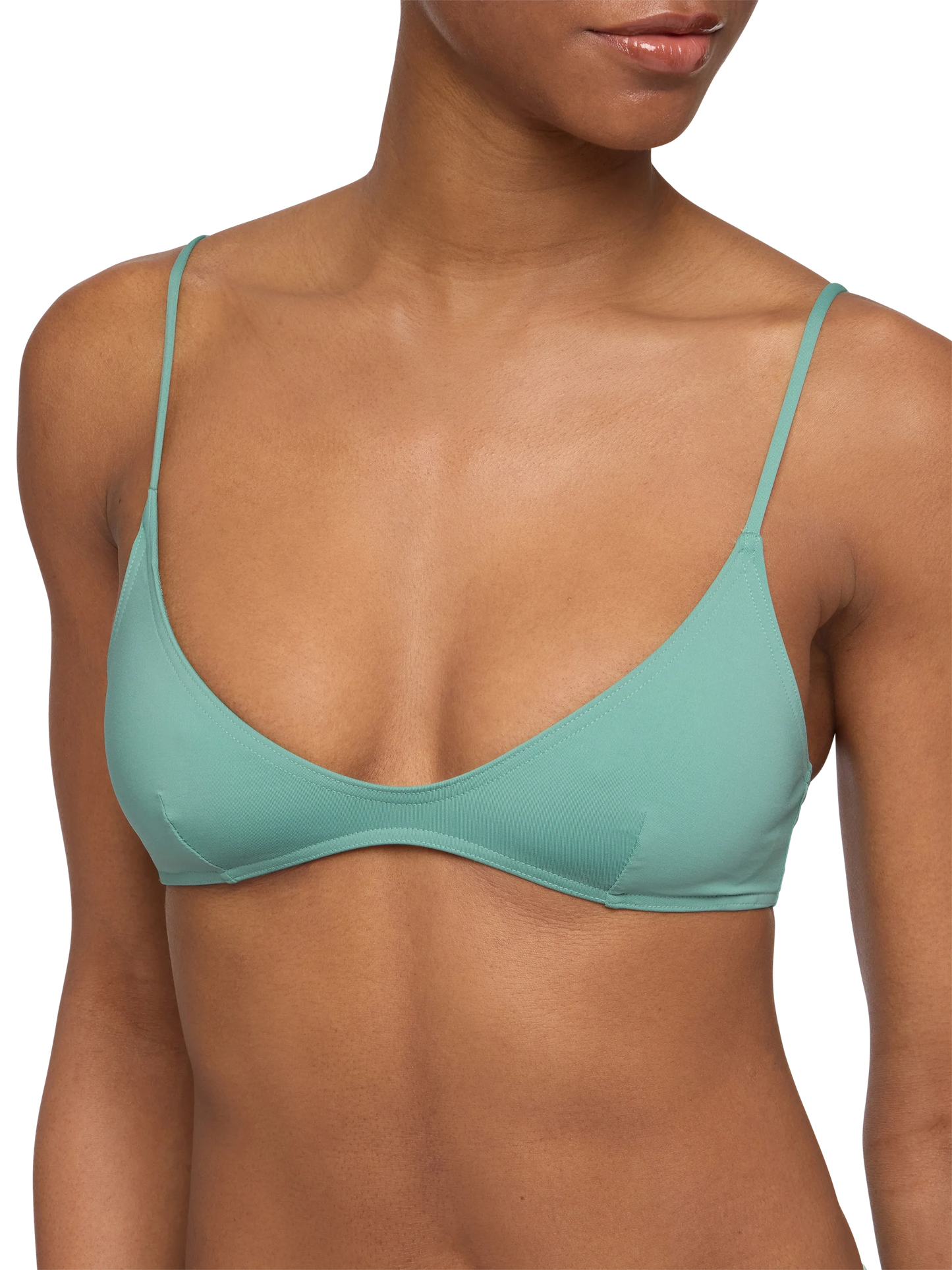 Paloma Marielle sage green bikini with scoop bralette top and classic briefs - MC2 Saint Barth
