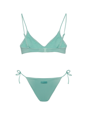 Paloma Marielle sage green bikini with scoop bralette top and classic briefs - MC2 Saint Barth