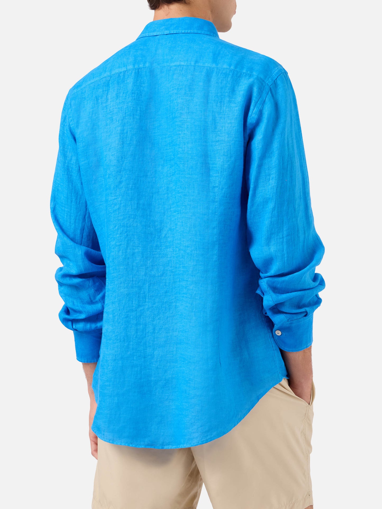 Pamplona bluette linen shirt