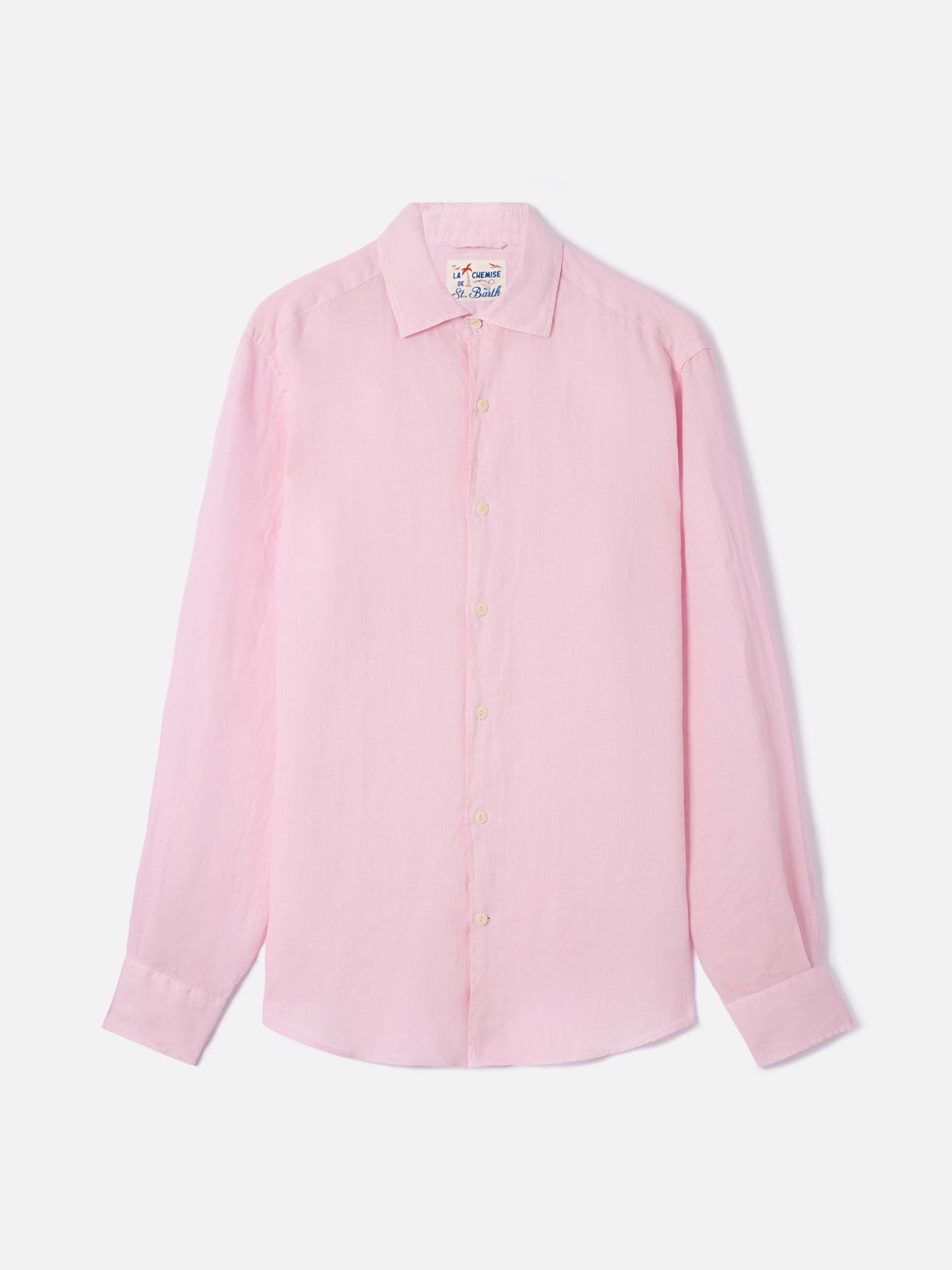 Chemise Pink Pamplona en pur lin 