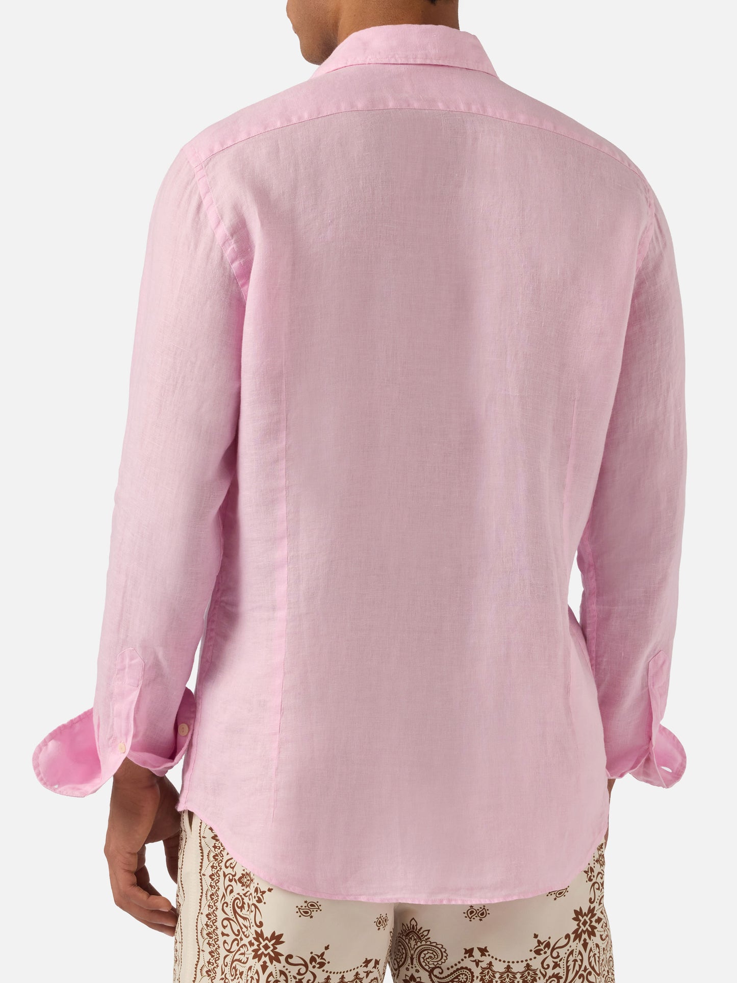Chemise Pink Pamplona en pur lin 