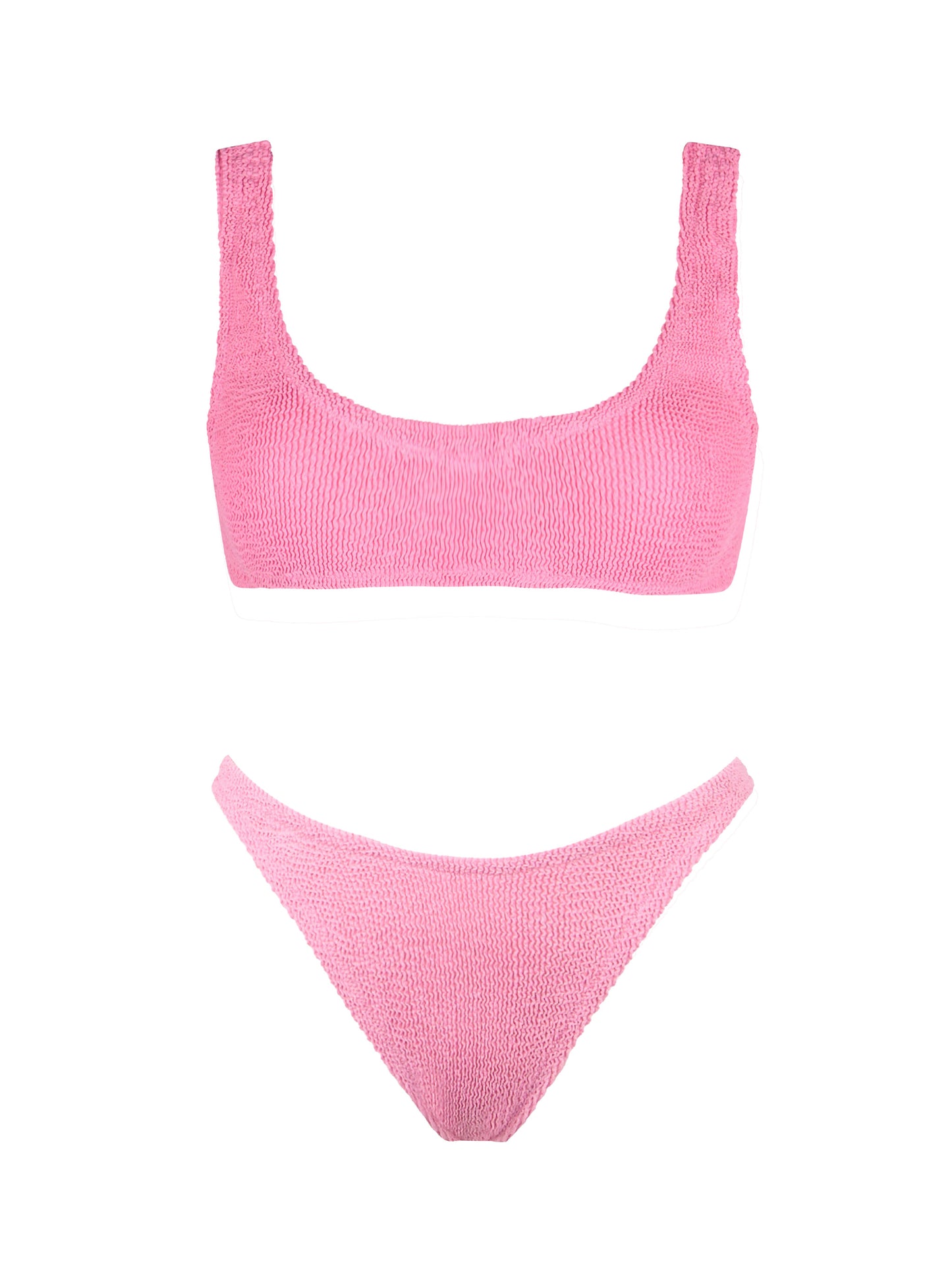 Bralette bikini Naima Naomi in pink crinkle
