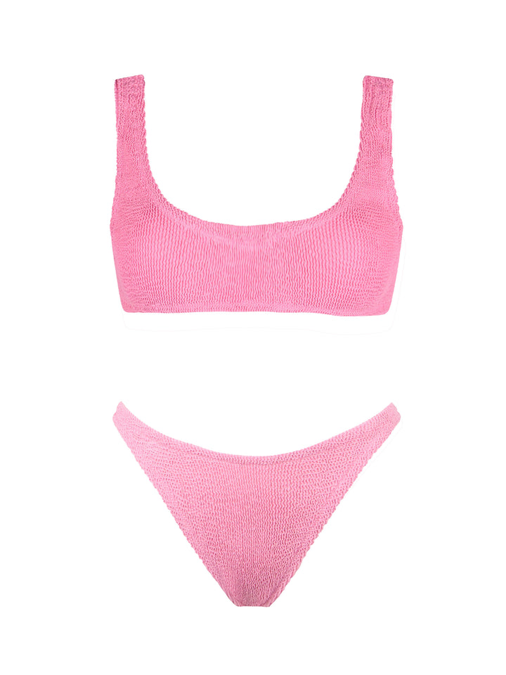 Bralette bikini Naima Naomi in pink crinkle