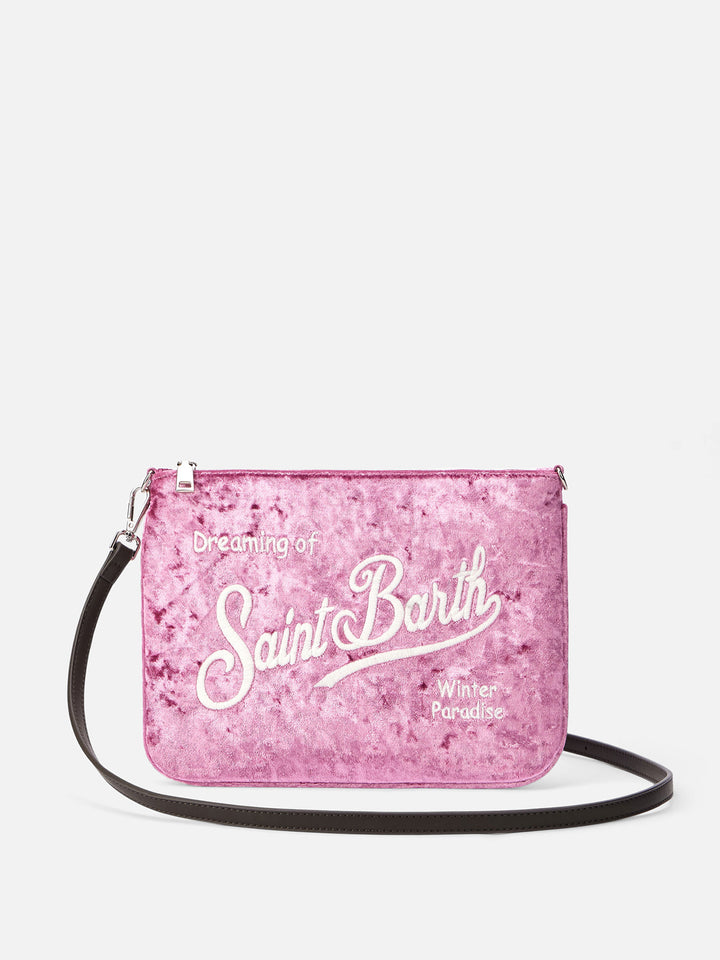 Wooly travel duffel bag Jetleg with pied de poule print
