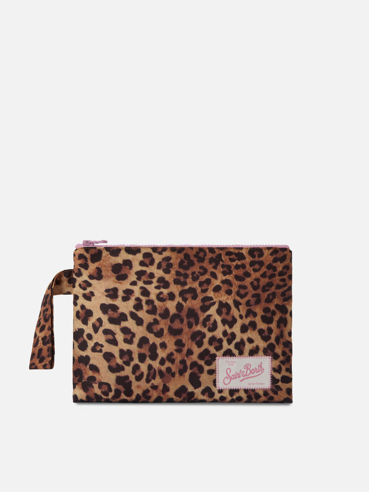 Pochette Pareasy con stampa leopardata