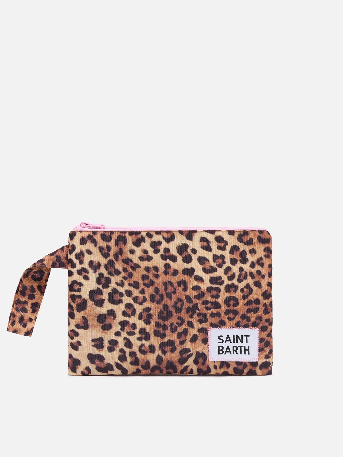 Pareasy nylon pochette with animalier print