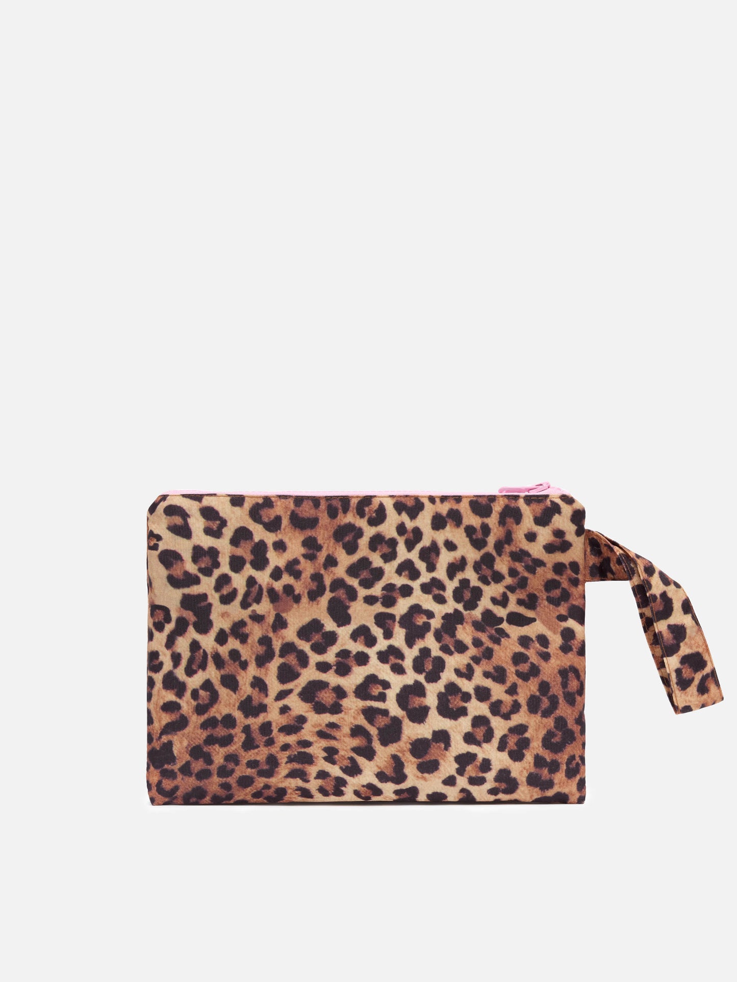 Pareasy nylon pochette with animalier print