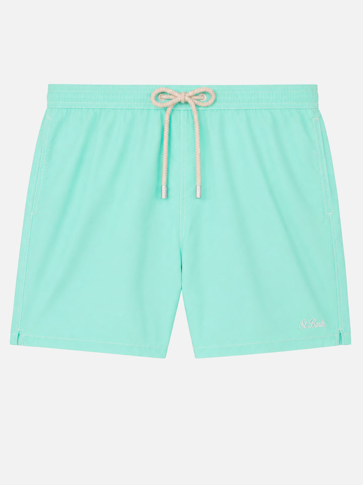 Sage green classic light swim shorts Patmos