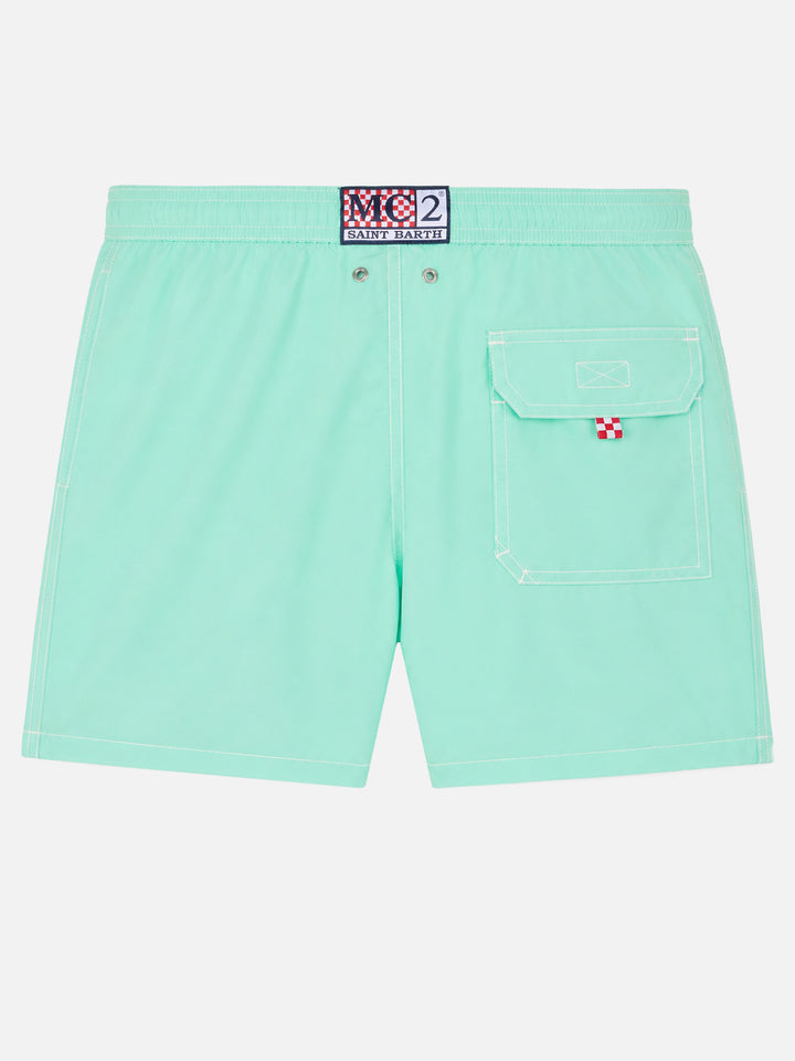 Sage green classic light swim shorts Patmos
