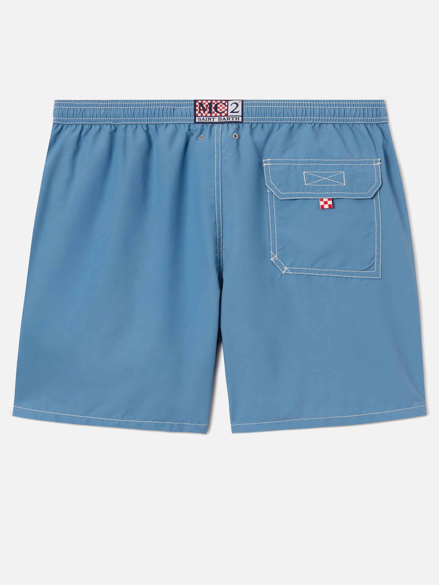 Short de bain classique Patmos en bleu poudré 