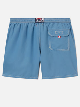 Short de bain classique Patmos en bleu poudré 