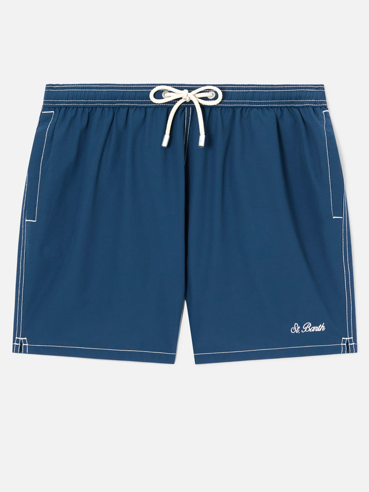 Short de bain classique Patmos en vert British 
