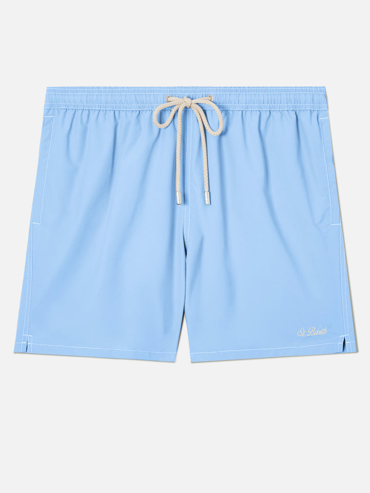Sky blue mid-length swim shorts Patmos