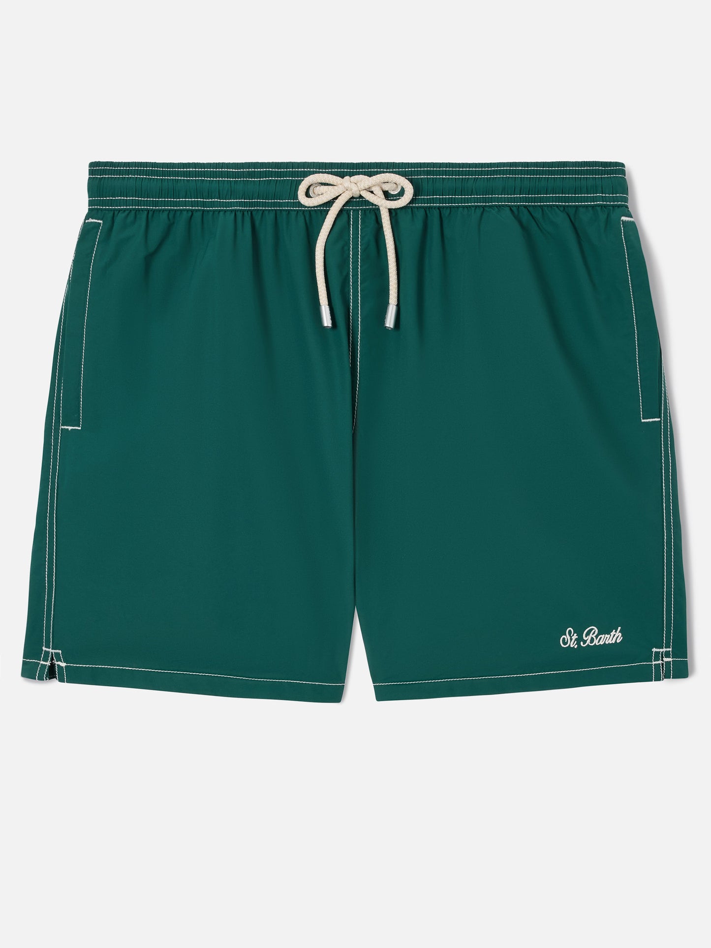 Klassische Badeshorts Patmos in British Green 