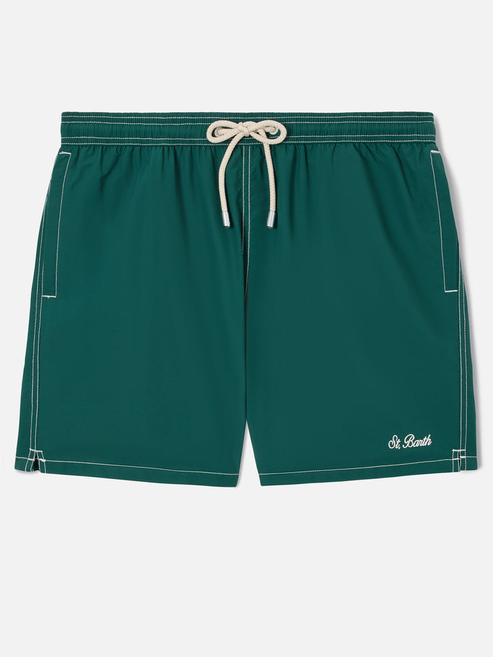 Klassische Badeshorts Patmos in British Green 