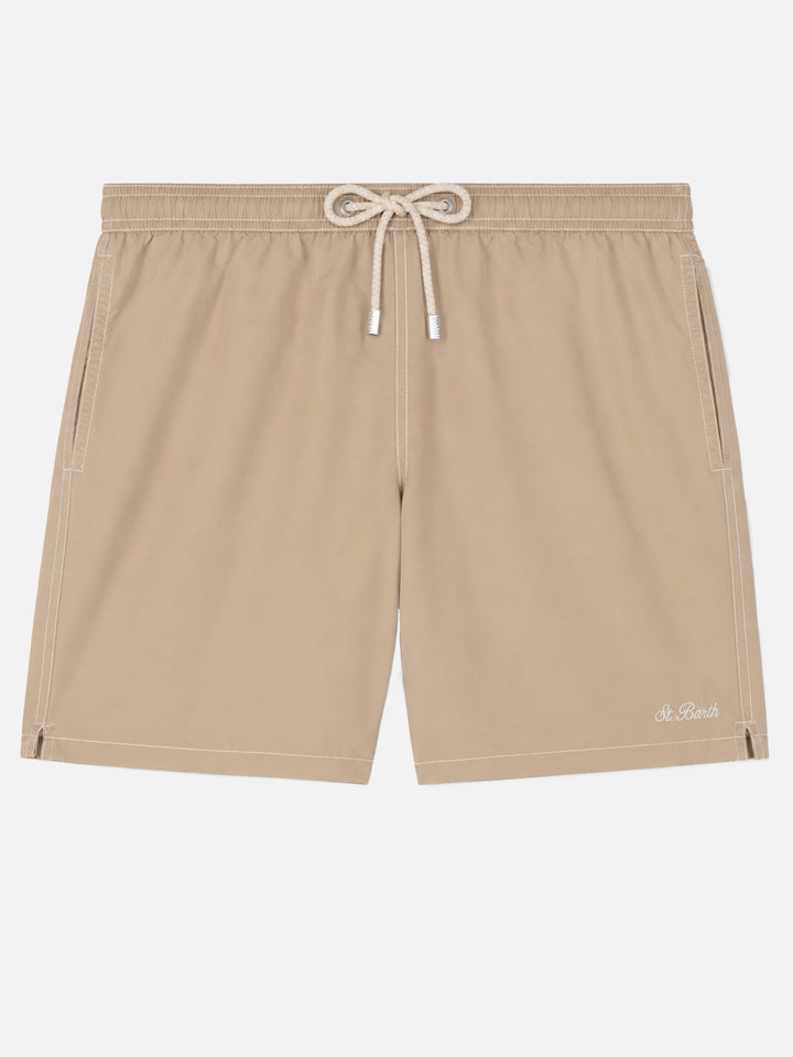 Patmos classic swim shorts in beige